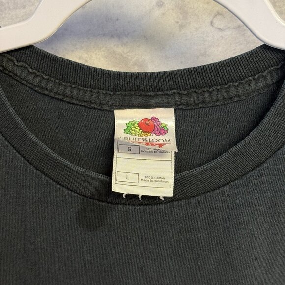 Vintage Forgiven Jesus Religious T Shirt Mens Large Y2K Black Short Sleeve - Picture 9 of 11